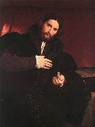 Lorenzo Lotto Man with a Golden Paw Germany oil painting artist